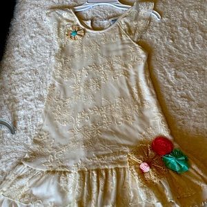 Peaches n Cream lace dress size 10.